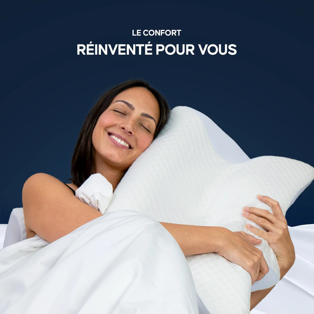 L'oreiller Dormia pour ceux dont le corps encaisse toute la journée.